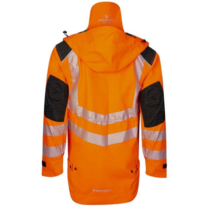 Arbortec Heavy Duty Full Zip HV Breathedry orange, Jacket Seiltechnik-Hannover